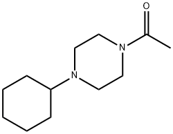 Ethanone, 1-(4-cyclohexyl-1-piperazinyl)- 구조식 이미지