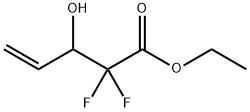 4-Pentenoic acid, 2,2-difluoro-3-hydroxy-, ethyl ester Structure