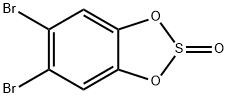 1,3,2-Benzodioxathiole, 5,6-dibromo-, 2-oxide Structure