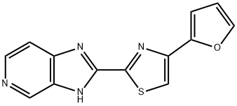 4-(Furan-2-yl)-2-(3H-imidazo[4,5-c]pyridin-2-yl)thiazole 구조식 이미지
