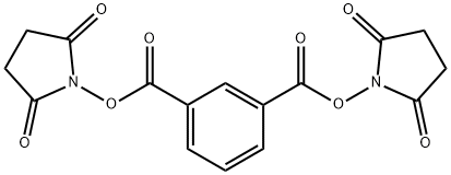 1,3-Benzenedicarboxylic acid, 1,3-bis(2,5-dioxo-1-pyrrolidinyl) ester 구조식 이미지