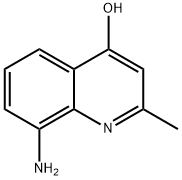 4-Quinolinol, 8-amino-2-methyl- Structure