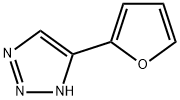 1H-1,2,3-Triazole, 5-(2-furanyl)- Structure