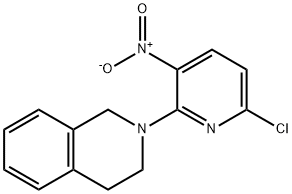 2-(6-Chloro-3-nitropyridin-2-yl)-1,2,3,4-tetrahydroisoquinoline Structure