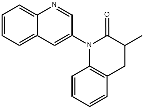 3-Methyl-3,4-dihydro-2H-[1,3''-biquinolin]-2-one Structure