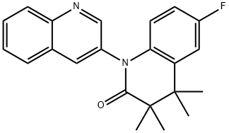 6-Fluoro-3,3,4,4-tetramethyl-3,4-dihydro-2H-[1,3''-biquinolin]-2-one Structure