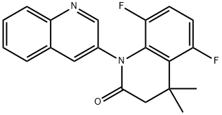 5,8-Difluoro-4,4-dimethyl-3,4-dihydro-2H-[1,3''-biquinolin]-2-one 구조식 이미지