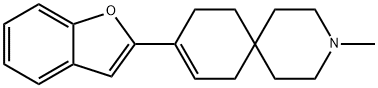 9-(Benzofuran-2-yl)-3-methyl-3-azaspiro[5.5]undec-8-ene 구조식 이미지