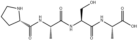 L-Alanine, L-prolyl-L-alanyl-L-seryl- 구조식 이미지