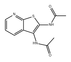 Acetamide, N,N'-thieno[2,3-b]pyridine-2,3-diylbis- (9CI) Structure