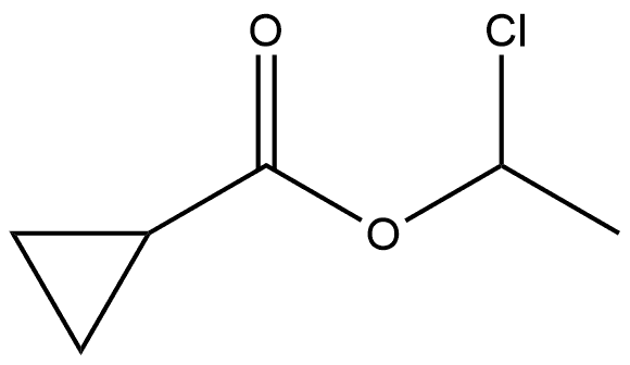 1-Chloroethyl Cyclopropanecarboxylate Structure