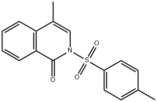 4-Methyl-2-tosylisoquinolin-1(2H)-one 구조식 이미지