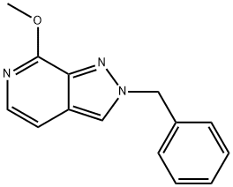 2-Benzyl-7-methoxy-2H-pyrazolo[3,4-c]pyridine 구조식 이미지