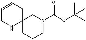 1,8-Diazaspiro[5.5]undec-3-ene-8-carboxylic acid, 1,1-dimethylethyl ester Structure