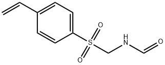 Formamide, N-[[(4-ethenylphenyl)sulfonyl]methyl]- Structure