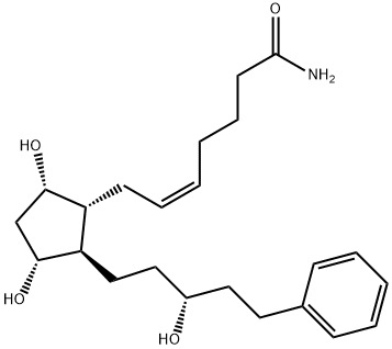 Latanoprost amide Structure