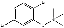 Benzene, 1,4-dibromo-2-[(trimethylsilyl)oxy]- Structure