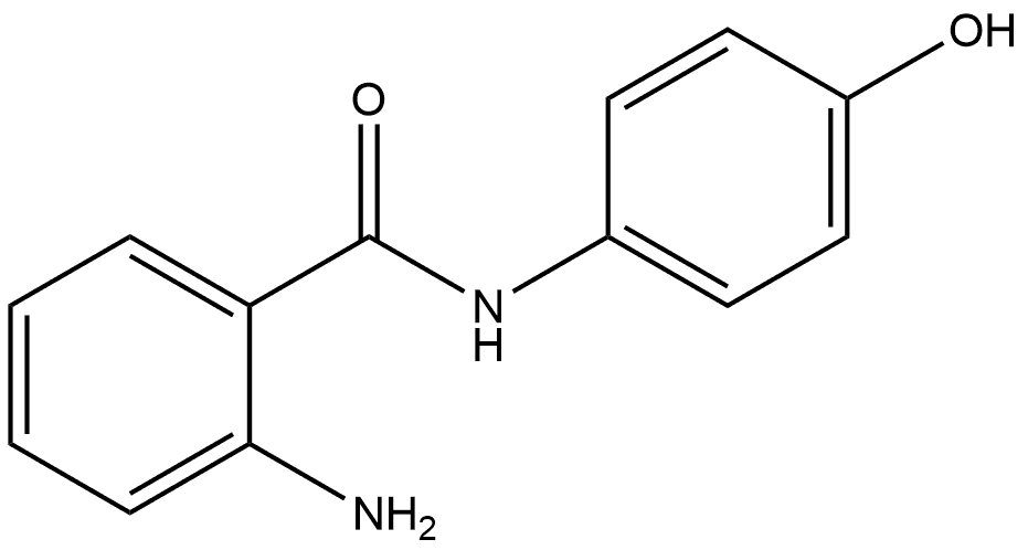 2-Amino-N-(4-hydroxyphenyl)benzamide Structure