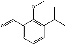 Benzaldehyde, 2-methoxy-3-(1-methylethyl)- Structure