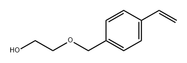 Ethanol, 2-[(4-ethenylphenyl)methoxy]- Structure