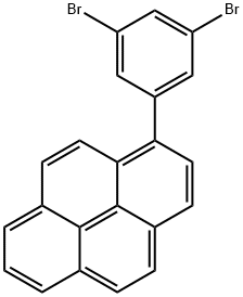 1-(3,5-dibromophenyl)pyrene 구조식 이미지