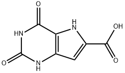 2,4-Dioxo-2,3,4,5-tetrahydro-1H-pyrrolo[3,2-d]pyrimidine-6-carboxylic acid Structure
