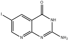 Pyrido[2,3-d]pyrimidin-4(3H)-one, 2-amino-6-iodo- Structure