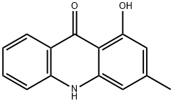 9(10H)-Acridinone, 1-hydroxy-3-methyl- Structure