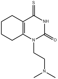 1-[2-(Dimethylamino)ethyl]-4-sulfanylidene-1,2,3,4,5,6,7,8-oCtahydroquinazolin-2-one Structure