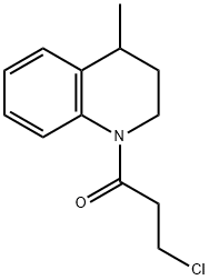 3-Chloro-1-(4-methyl-3,4-dihydroquinolin-1(2H)-yl)propan-1-one Structure