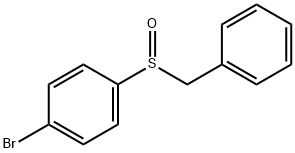 Benzene, 1-bromo-4-[(phenylmethyl)sulfinyl]- Structure