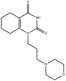1-[3-(Morpholin-4-yl)propyl]-4-sulfanylidene-1,2,3,4,5,6,7,8-oCtahydroquinazolin-2-one Structure