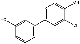 2-Chloro-4-(3-hydroxyphenyl)phenol Structure