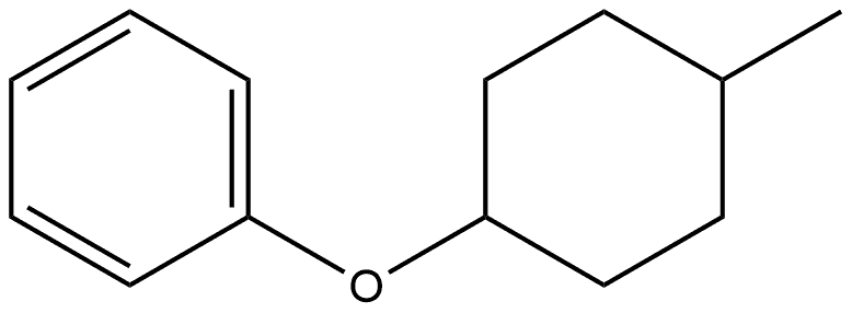 (4-Methylcyclohexyl)oxy]benzene Structure