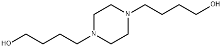 1,4-Piperazinedibutanol Structure