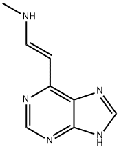 (E)-N-Methyl-2-(9H-purin-6-yl)ethenamine Structure