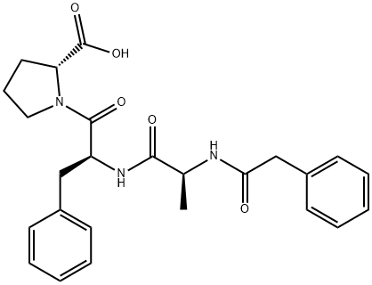 D-Proline, 1-[N-[N-(phenylacetyl)-L-alanyl]-L-phenylalanyl]- (9CI) Structure