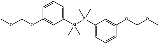 1,2-Bis(3-(methoxymethoxy)phenyl)-1,1,2,2-tetramethyldisilane Structure