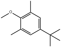 2,6-Dimethyl-4-tert. Butylanisole Structure