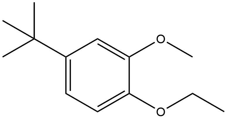 4-(1,1-Dimethylethyl)-1-ethoxy-2-methoxybenzene Structure