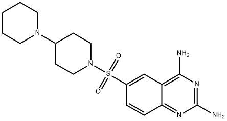6-([1,4''-Bipiperidin]-1''-ylsulfonyl)quinazoline-2,4-diamine Structure