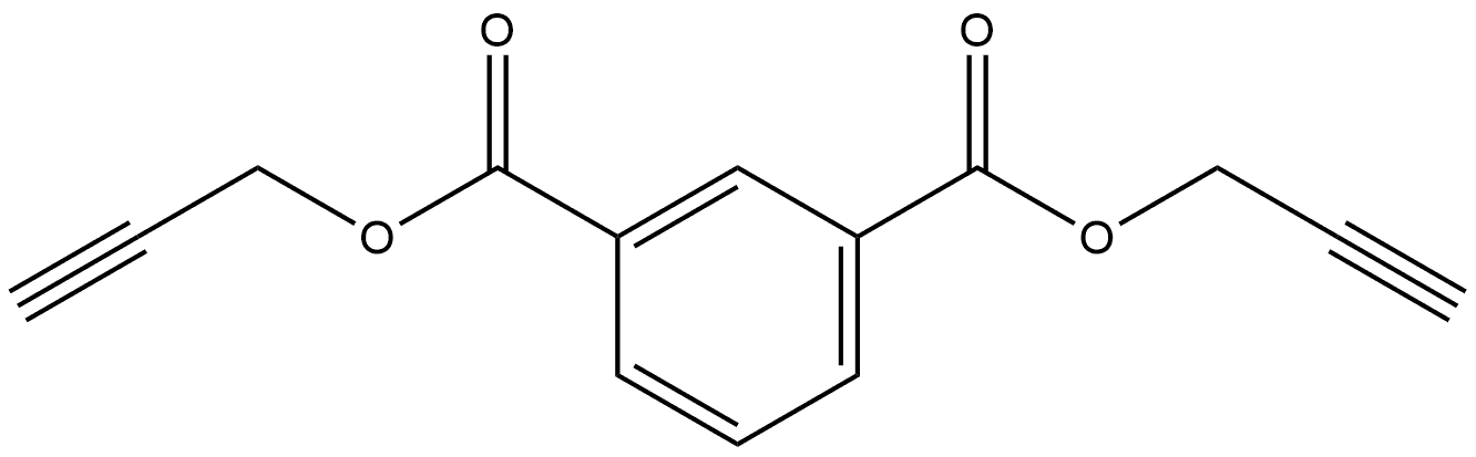 1,3-Di-2-propyn-1-yl 1,3-benzenedicarboxylate Structure