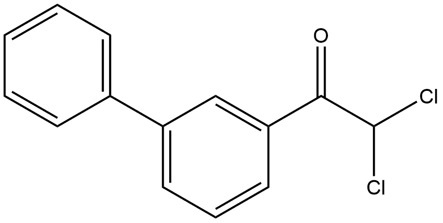 1-([1,1'-biphenyl]-3-yl)-2,2-dichloroethanone Structure