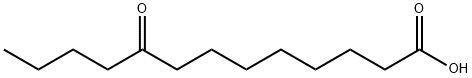 Tridecanoic acid, 9-oxo- Structure