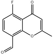 5-Fluoro-2-methyl-4-oxo-4H-chromene-8-carbaldehyde Structure