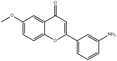 2-(3-Aminophenyl)-6-methoxy-4H-chromen-4-one Structure