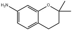 2,2-dimethyl-3,4-dihydro-2H-1-benzopyran-7-amine hydrochloride Structure