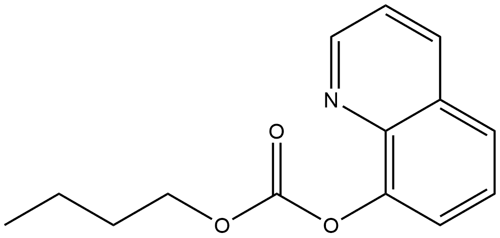 Butyl quinolin-8-yl carbonate 구조식 이미지