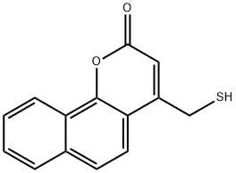 2H-Naphtho[1,2-b]pyran-2-one, 4-(mercaptomethyl)- Structure