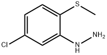 Hydrazine, [5-chloro-2-(methylthio)phenyl]- Structure